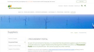 
                            5. Procurement Portal - ScottishPower