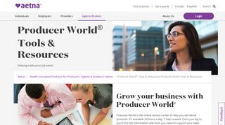 
                            1. Producer World Tools & Resources – Producers | Aetna