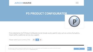 
                            9. Product Configurator | Archiware P5