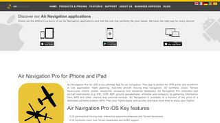 
                            2. Product Pricing - Air Navigation Pro