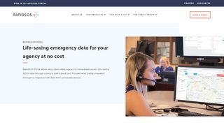 
                            8. Product - RapidSOS Portal: Access Life-Saving Emergency Data for ...