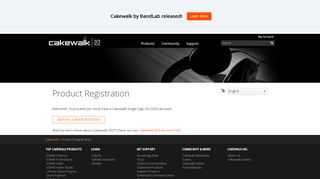 
                            5. Product Registration - taylor.cakewalk.com