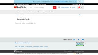 
                            4. Product sign-in | LexisNexis Store