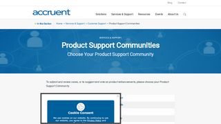 
                            5. Product Support Communities | Accruent