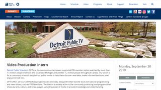 
                            1. Production Intern | Careers | DPTV