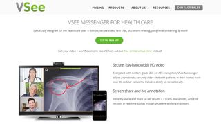 
                            3. Products – HIPAA MESSENGER FOR HEALTH CARE - VSee