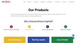 
                            3. Products - Kinara Capital