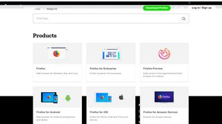 
                            5. Products | Mozilla Support