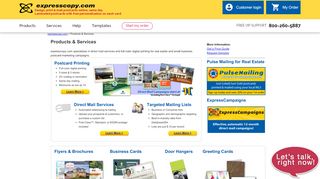 
                            3. Products & Services - Expresscopy.com