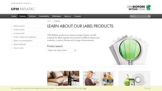 
                            5. Products | UPM Raflatac