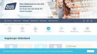 
                            7. Produktwelt: Augsburger Aktienbank – Fonds …