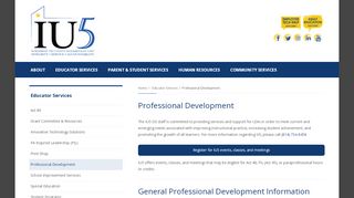 
                            7. Professional Development | Educator Services