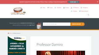 
                            9. Professor Damiro – Cifras de Samba