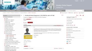 
                            1. Profibus/Profinet Diagnosis in TIA PORTAL with a S7-300 - Entries ...