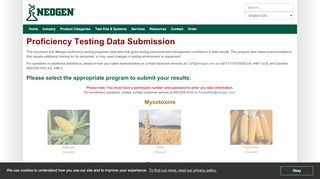 
                            5. Proficiency Testing Data Submission | Food Safety | Neogen