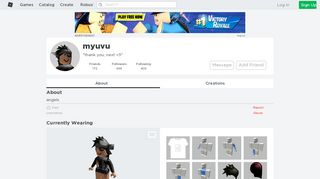 
                            3. Profile - Roblox