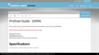 
                            4. Profinet Guide - 20596 - Universal Robots