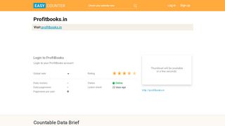 
                            8. Profitbooks.in: Login to ProfitBooks