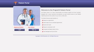 
                            3. PrognoCIS Patient Portal