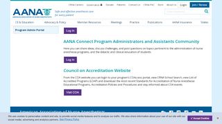
                            4. Program Admin Portal - AANA