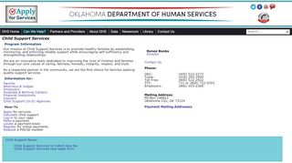 
                            4. Program Information - OKDHS