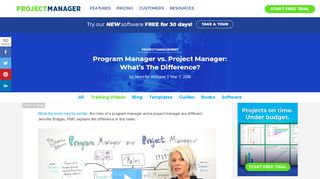 
                            3. Program Manager vs Project Manager: What's The Difference?