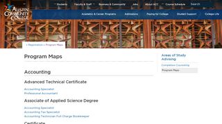 
                            2. Program Maps | Austin Community College District