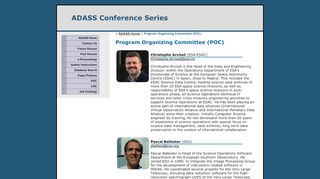 
                            9. Program Organizing Committee (POC) - ADASS Conference Series