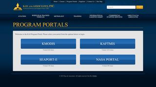 
                            1. Program Portals - Kay & Associates, Inc.