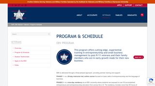 
                            8. Program & Schedule | IVMF | EBV National