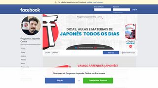 
                            9. Programa Japonês Online | Facebook