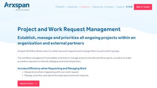 
                            9. Project and Work Request Management - Arxspan