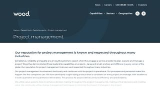 
                            9. Project management - Wood