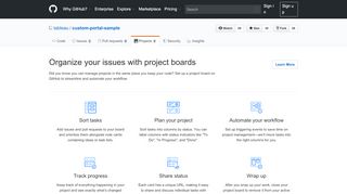 
                            1. Projects · tableau/custom-portal-sample · GitHub