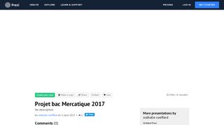 
                            7. Projet bac Mercatique 2017 by nathalie coeffard on Prezi
