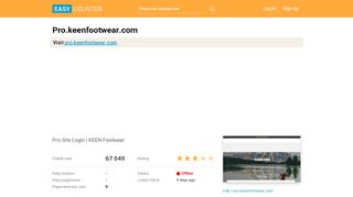 
                            3. Pro.keenfootwear.com: Pro Site Login | KEEN Footwear