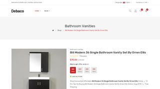 
                            7. Promo Codes 59% Off on Bill Modern 36 Single Bathroom Vanity ...