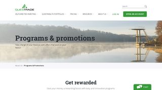 
                            5. Promotions & Programs | About Us | Questrade