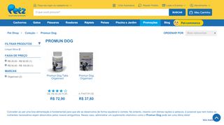 
                            6. Promun Dog: suplemento com qualidade pelo melhor preço | Petz