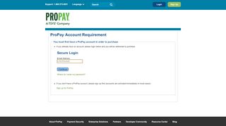 
                            4. ProPay Account Requirement - ProPay