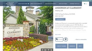 
                            3. Properties - Anderson At Clairmont ... - Lincoln Property Company