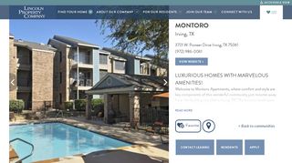 
                            6. Properties - Montoro Irving Tx - Lincoln Property Company