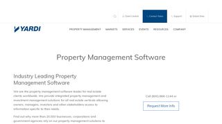 
                            2. Property Management Software - Yardi Systems Inc.