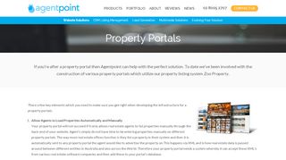 
                            2. Property Portals - Agentpoint