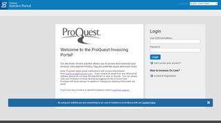 
                            8. ProQuest Invoicing Portal