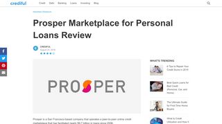 
                            8. Prosper Personal Loan Review (Updated for 2019)