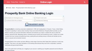 
                            5. Prosperity Bank Online Banking Login | Sign In Page