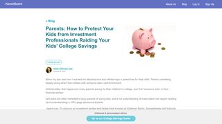 
                            8. Protect Your Kids from Finance Pros Raiding 529 Plans