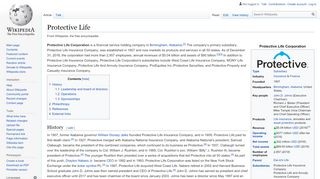 
                            6. Protective Life - Wikipedia