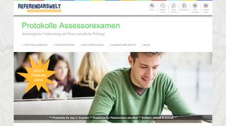 
                            2. Protokolle für das 2. Examen | Protokolle-Assessorexamen.de